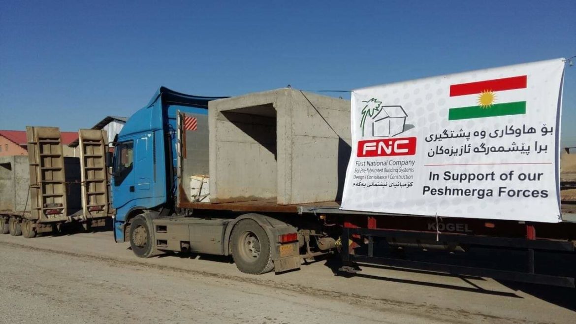 FNC donates defensive barriers to KRG
